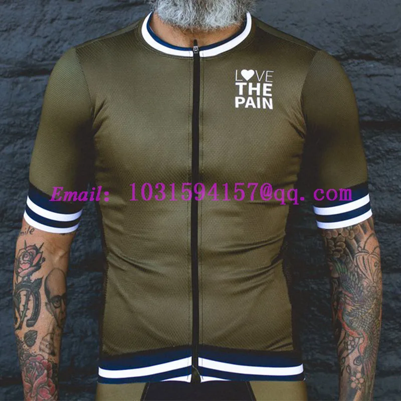 jersey Love the pain,, велосипедная футболка, короткая, летняя, мужская, aero, велосипедные Рубашки, Топы, одежда для mtb велосипеда, Майо, ropa ciclismo hombre verano - Цвет: jersey