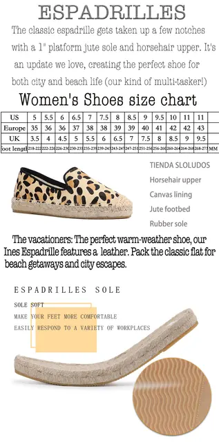 Zapatillas Mujer espadrillas 2021 offerta speciale limitata
