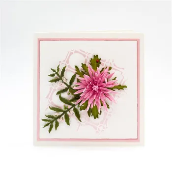 

NO.6 Spider Mum metal cutting dies cut die mold Flower decoration Scrapbook paper craft knife mould blade punch stencils dies