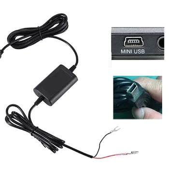 

Camcorder Hard Wire Kit Safe Low Voltage Protection With 3 Fuse DVR Dash Cam Buck Line Universal GPS Accessories Mini USB