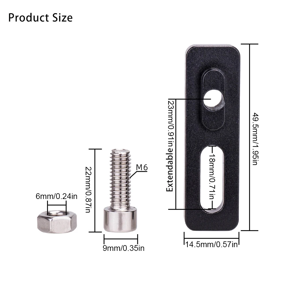 ZTTO Bike V Brake Extension Bicycle Wheel Extended Conversion Seat Converter Adapters 406 to 451 with Fixed Screws