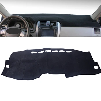 

DWCX Non-slip Black Center Console Dashboard Cover Dashmat Dash Mat Pad Carpet Sun Shield fit for Toyota Corolla 2007-2013