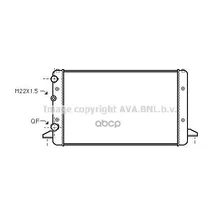 Радиатор Охлаждения Двигателя Ava Vwa2121 Ava арт. VWA2121