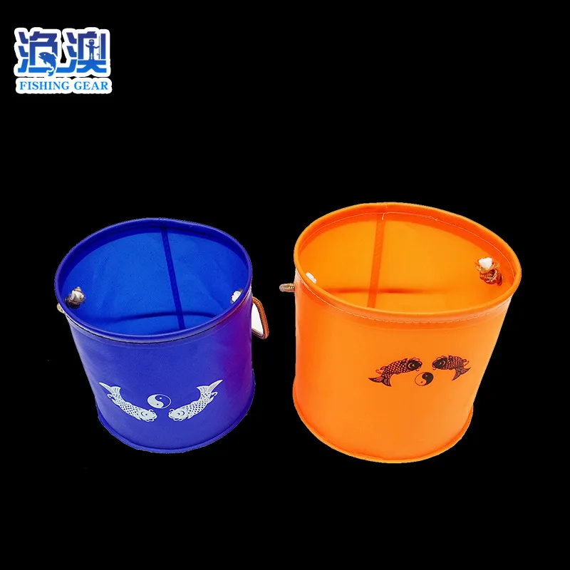 

Outdoor Fishing Barrels Eva Collapsible Bucket Car Mounted Bucket Fishing Live Bait Bucket Folding Bucket