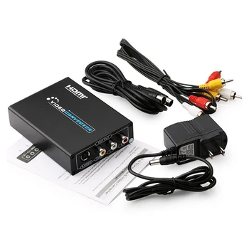 

DC5V 75 Ohm HDMI To AV HD Converter HDMI TO AV / S Terminal HD Video Output CVBS Composite Adapter Upscaler