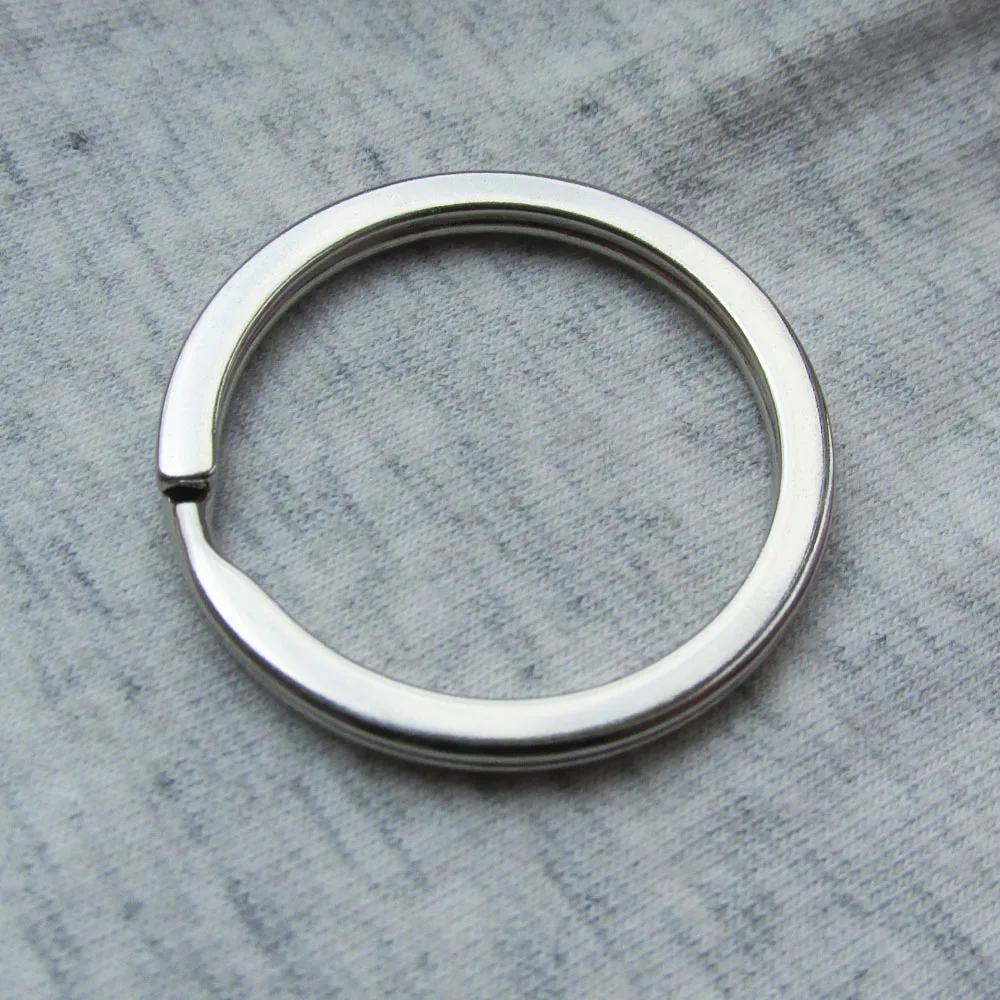 100 шт./лот плоские брелоки для ношения собака Метки Подвески зеркальные