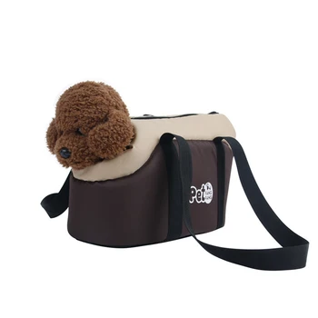 

Portable S / L Pet Carrier Bag Machine-washable Soft Pouch For Puppy Cats Dogs Black Brown Outdoor Travel Oxford cloth Pet Bag