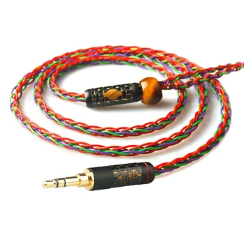 

XiaoFan A9MK2 8 Core Copper plating silver 3.5/2.5/4.4Balanced CableTo 0.78 0.75 2pin/mmcx Connector Hifi Upgrade CableFor Shure