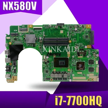 

For ASUS Flying fortress NX580 NX580V NX580VD NX580VN laptop Motherboard Mianboard with GTX 1050 Graphics card i7-7700HQ cpu