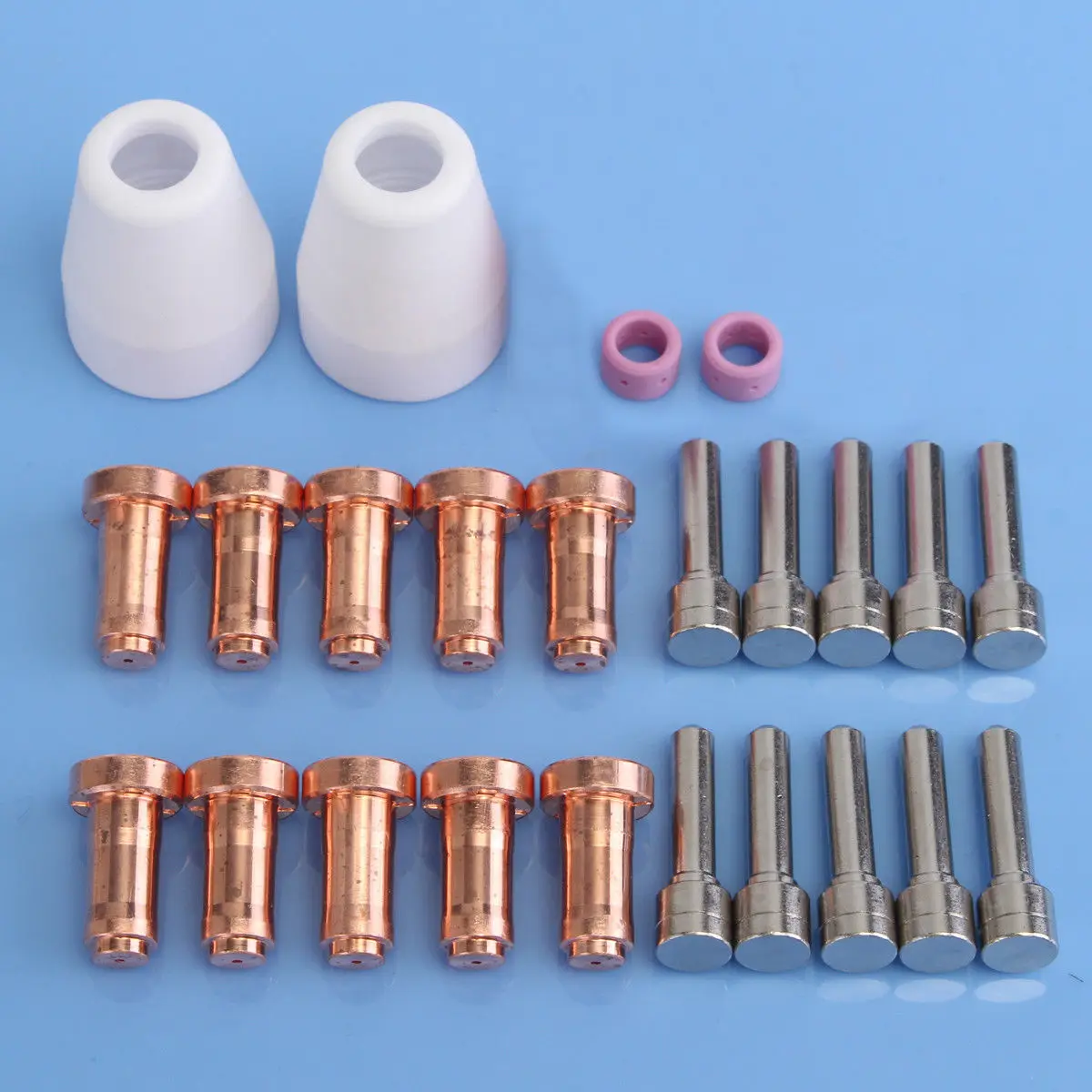 

24PCS Plasma Cutter Accessories Plasma Cutting Torch Fit For PT-31XL CT312 CUT-4 High quality Plasma Cutter Accessories