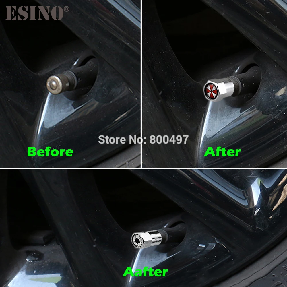 40 x Автомобильный Стайлинг из нержавеющей цинкового сплава ...