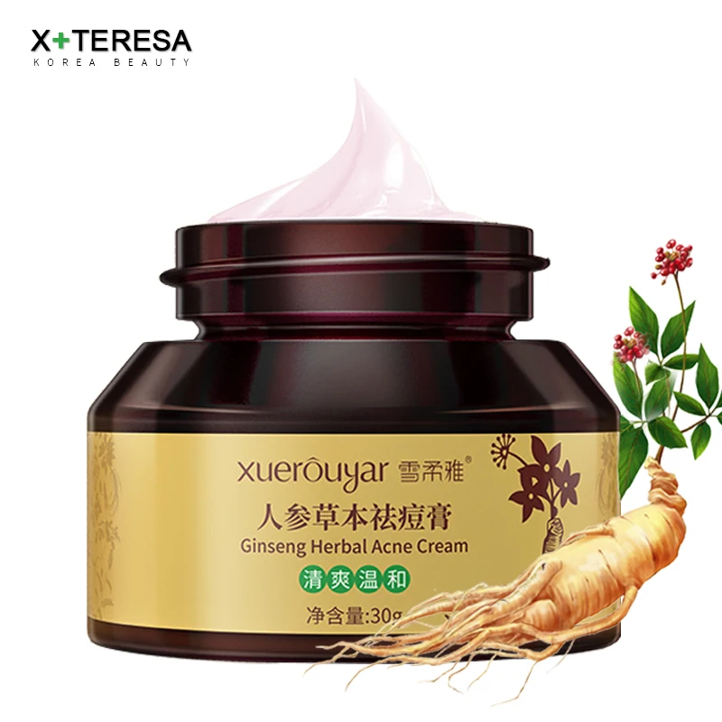 Ginseng Acne Treatment Cream Anti Acne Pimples Spot Removal Cream