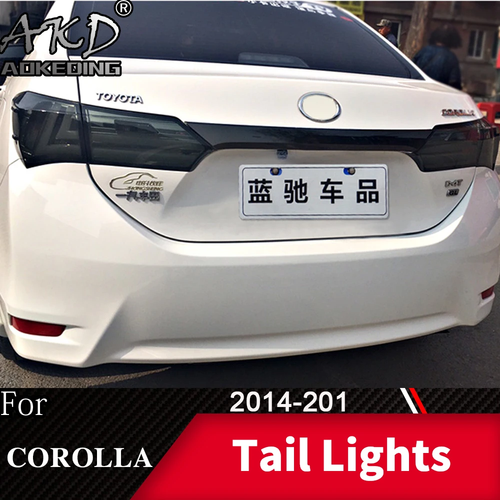 Задний фонарь для автомобиля Toyota Corolla- Altis светодиодный задний светильник s противотуманный светильник s дневной ходовой светильник DRL тюнинг автомобильные аксессуары