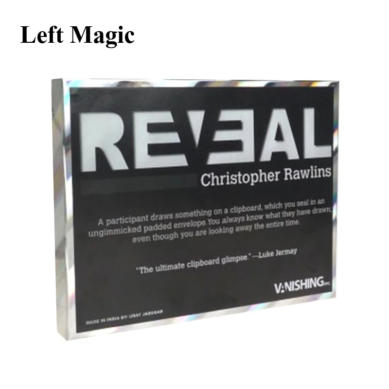 

Reveal (DVD+Gimmick) -Close Up Magic Tricks Mentalism Stage Magic Props Illusions Magia Toys Classic Joke Gadget Magic Trick