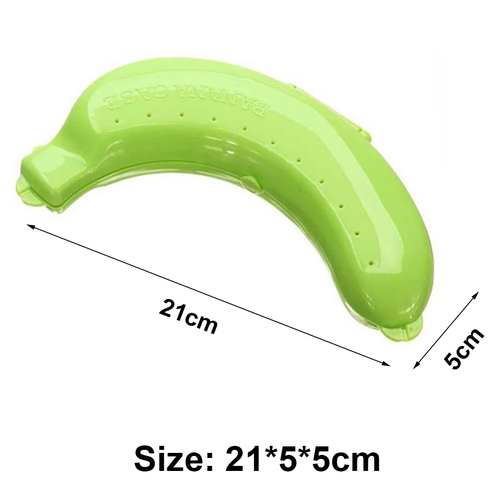 1Pc Banana Food Container Storage Case Kids Holder Preservation Box Boxes
