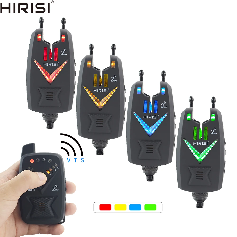 US $102.96 Carp Fishing Alarm Set Wireless Bite Alarm 2 Way Remote Control S3