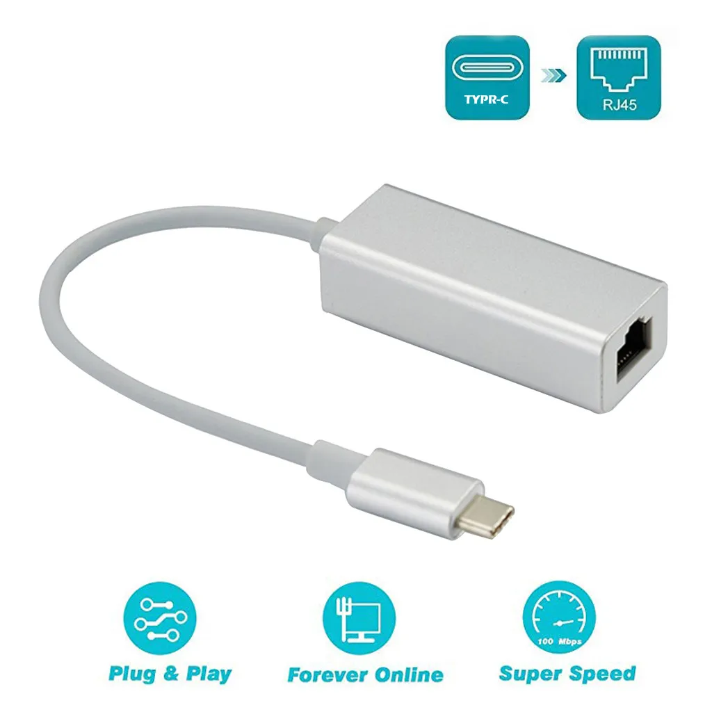 

USB C to RJ45 Ethernet Adapter USB 3.1 Type C Network Adapter 1000 Mbps