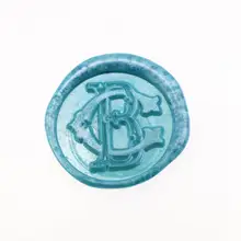 Инициалы воск печать штамп/Пользовательские монограмма барокко воск печать/свадебные приглашения печать/на заказ Свадебная печать