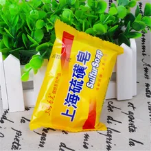 

2pcs 85g Shanghai Sulfur Soap 4 Skin Conditions Acne Psoriasis Seborrheic Eczema Fungus Perfume Butter Bubble Bath Healthy Soaps