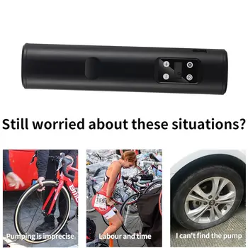 

Vehicle Smart Air Pump Mini Tire Inflator Portable USB Powered Air Pump (Black)