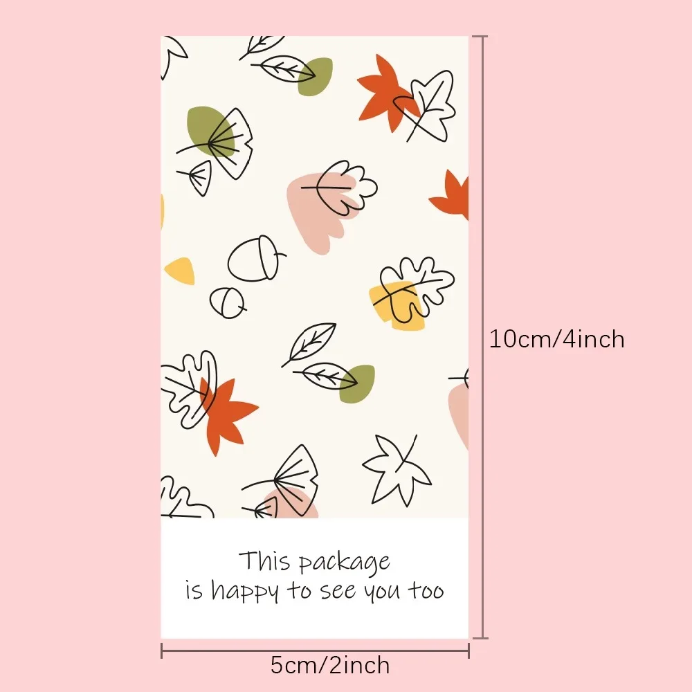 10-50 teile/paket Geschenk Box Versiegelt Aufkleber Blümchen Recta Ngular Aufkleber Verpackung Liefert 5*8cm Aufkleber Beschichtet papier Label – Detail 9