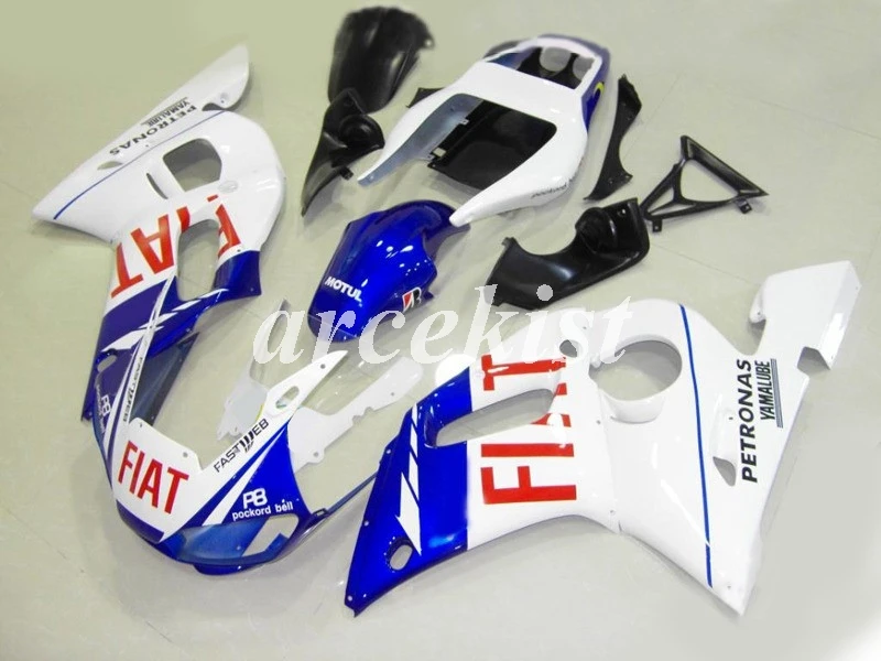 Новинка из АБС-пластика для мотоцикла обтекатели комплект подходит для Yamaha YZF-R6 98 99 00 01 02 R6 1998 1999 2000 2001 2002 тела комплект синего цвета