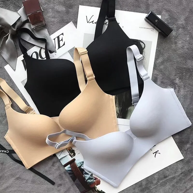 

2019 new non-sense comfort adjustment type without steel ring without trace bra