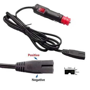 

12V Portable Refrigerators Cooler Warmer Car Auto Vehicle Cigarette Lighter Power Lead niversal Mini Fridge Box Cable 1.8m