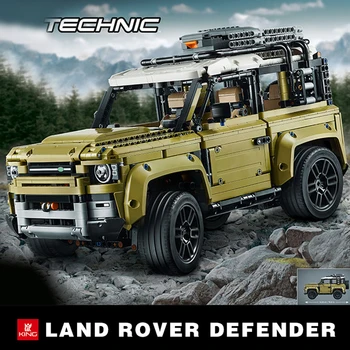 

Compatible LepingLYS 42110 Creator Technic Land Rover Defender Assembly Car Model Building Blocks Brick Kids Christmas Toy Gift