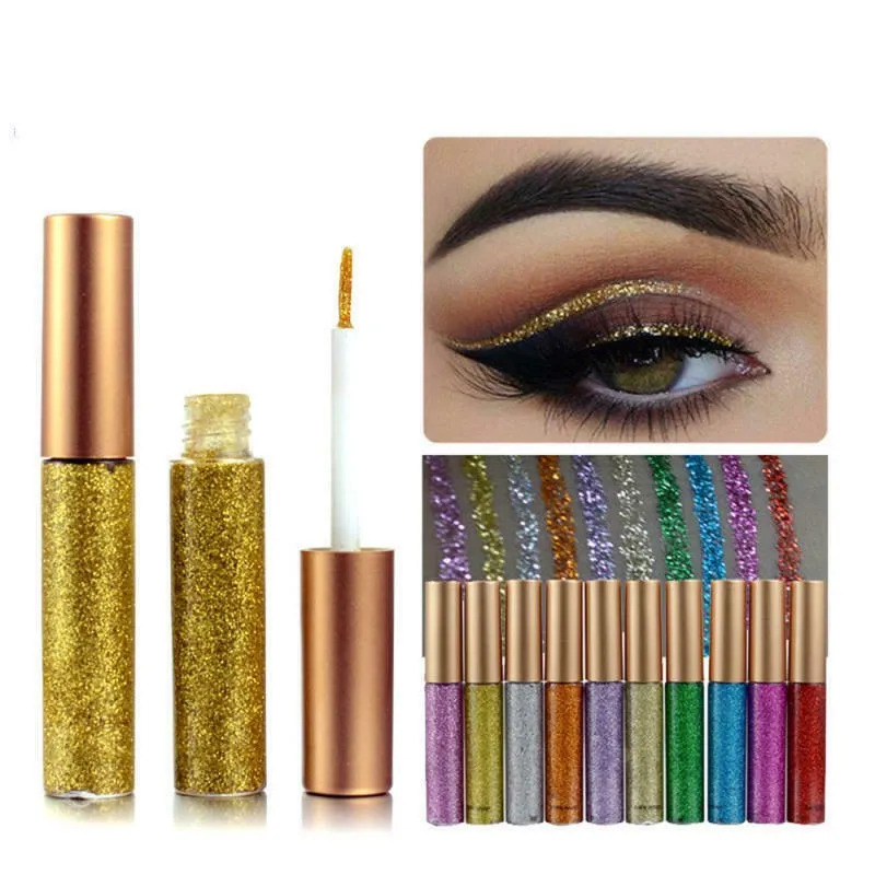 Makeup Shiny Smoky Eyes Eyeshadow Waterproof Glitter Liquid Eyeliner AM best selling 2019 products Makeup Shiny Smoky Eyes Eyeshadow Waterproof Glitter Liquid Eyeliner AM best selling 2019 products