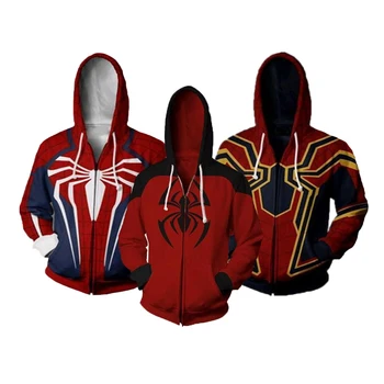 

The Avengers 4 SpiderMan Captain America Iron Man Boys Sweatshirt Autumn Quantum Warfare Hoodies Coats For Boy Kids Clothes