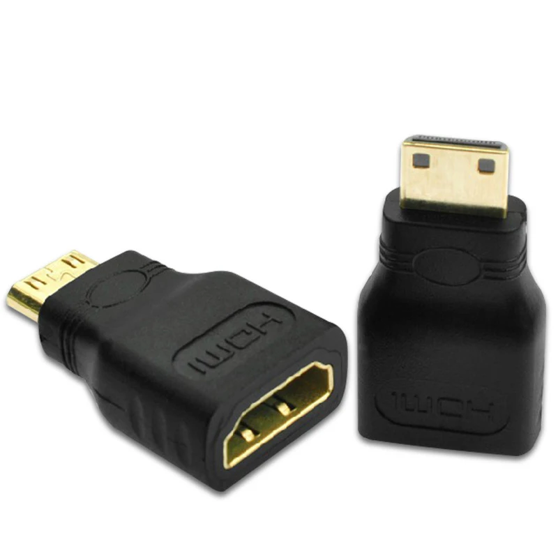 Мини HDMI к адаптер позолоченный Мужской женскому 1 4 3D удлинитель 1080P конвертер для