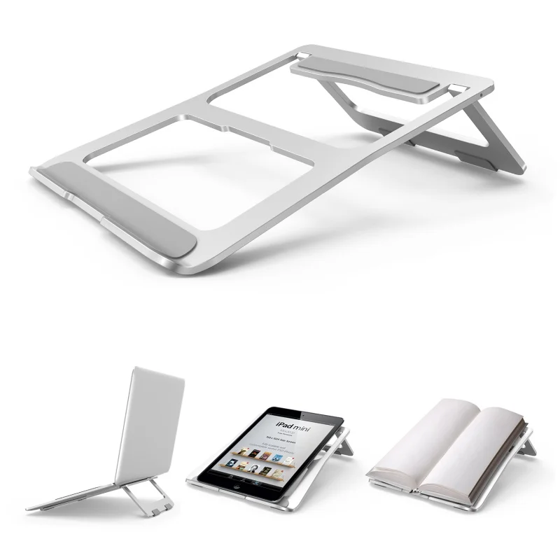  Portable Laptop Stand Foldable Notebook Holder Aluminum Alloy Computer Cooling Bracket For Macbook 