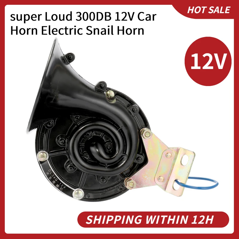 Loud 110-300DB 12V Electric Bull Horn Air Horn Raging Sound For Car Truck