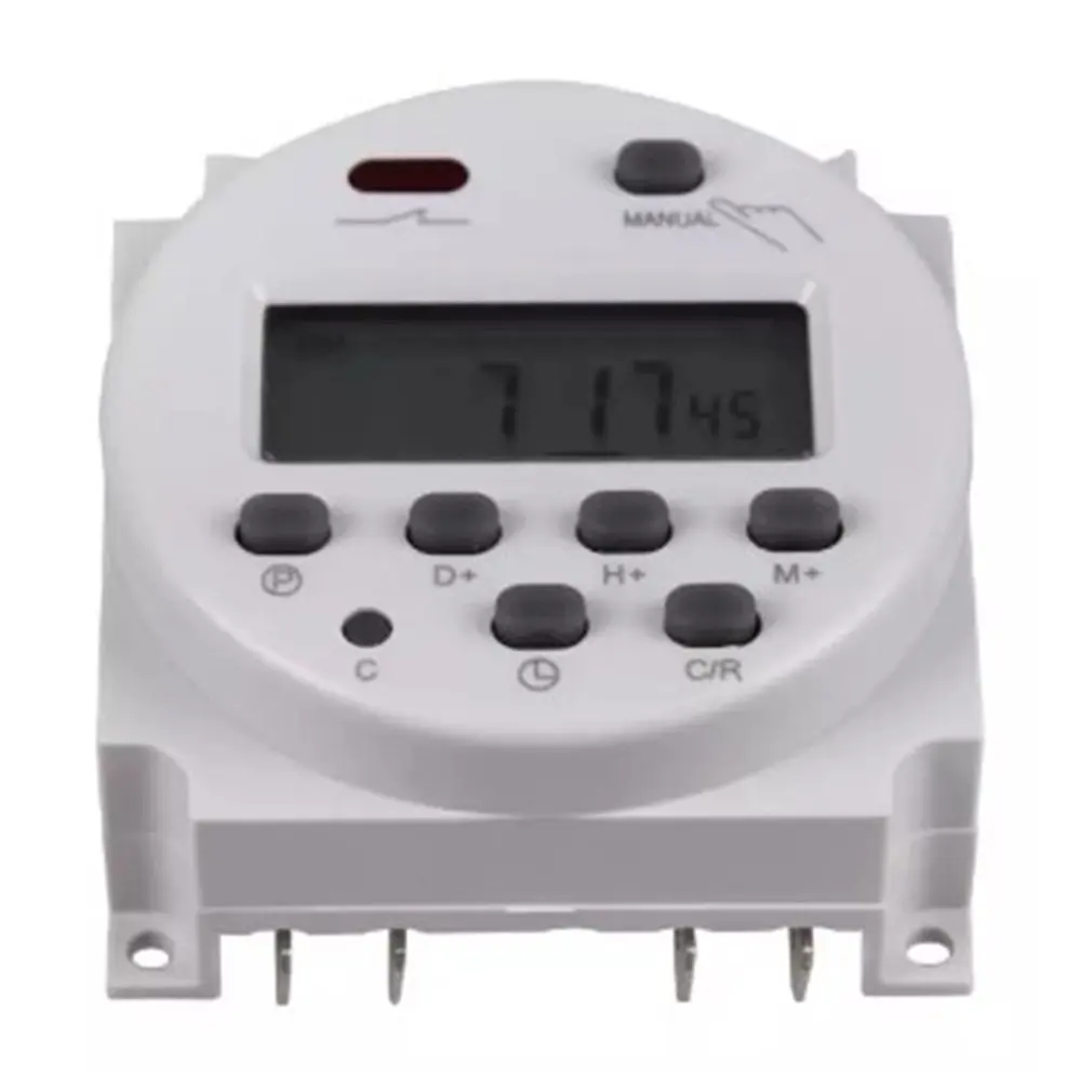 12V 24V 220V CN101A реле времени цифровой Мощность программируемый таймер Мощность сроки микрокомпьютер переключатель