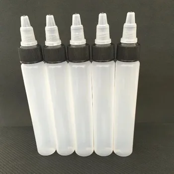 

100PCS 30ml PE Translucent Dropper Bottles Twist Off Caps Empty E Liquid Oil Juice Vape Containers with TWIST Top Caps YZHC02