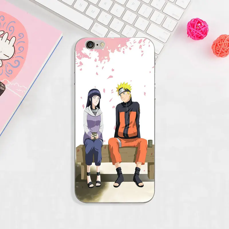 image 5 Для iPhone X XR XS 11 Pro Max 10 7 6 6s 8 Plus 4 4S 5 5S SE 5C чехлы для телефонов Капа Наруто Узумаки и Хината Хюга - Цвет: image 5