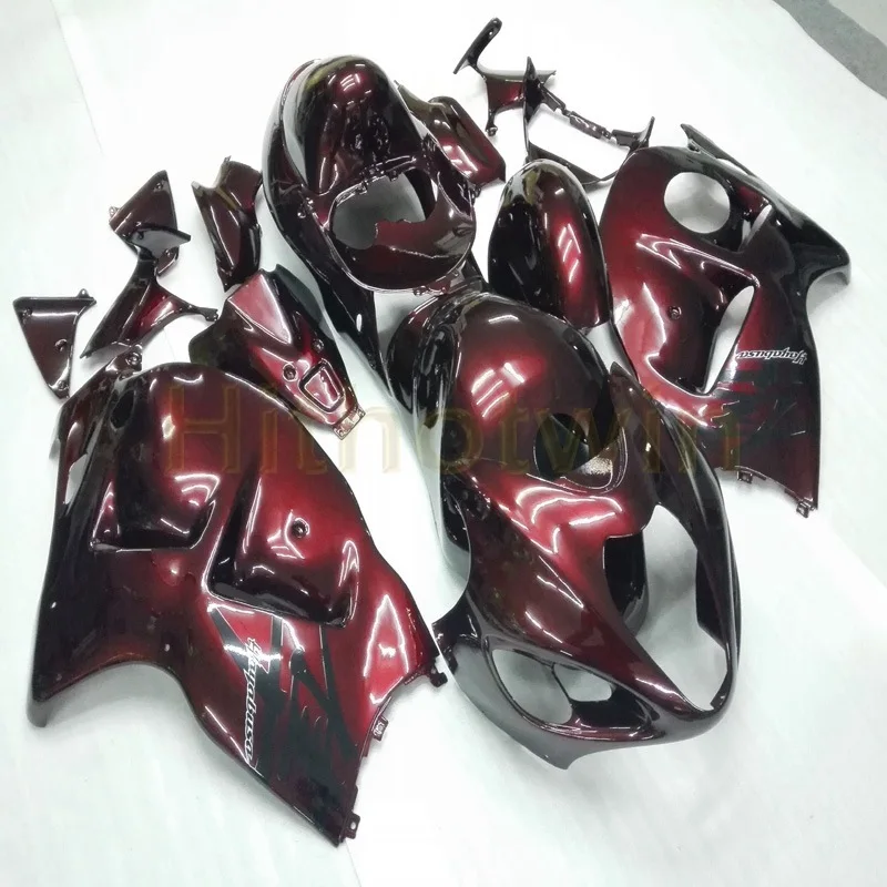 Пользовательские мотоцикла обтекатель корпуса для Suzuki GSX-R1300 1997 1998 1999 2000 2001 2002 2003 2004 2005 2006 2007+, синего и серебряного цвета - Цвет: E