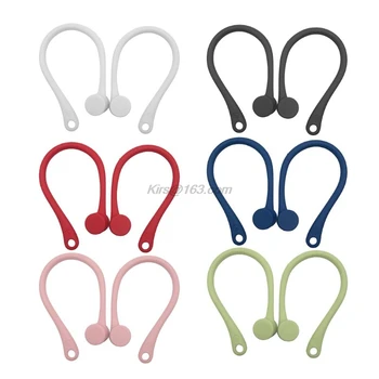 

1Pair Soft Silicone Anti Dropping Rope Strap Anti Lost Earhook Loop String for Airpods Wireless Bluetooth Earphones Headset
