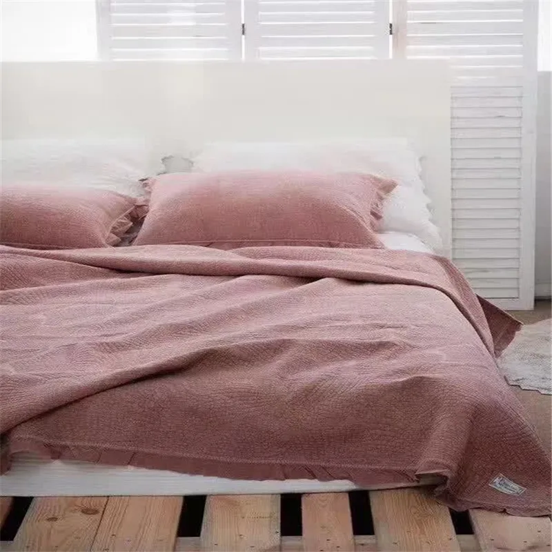 Американский стиль 3 шт сплошной цвет белый серый чистый хлопок вышивка