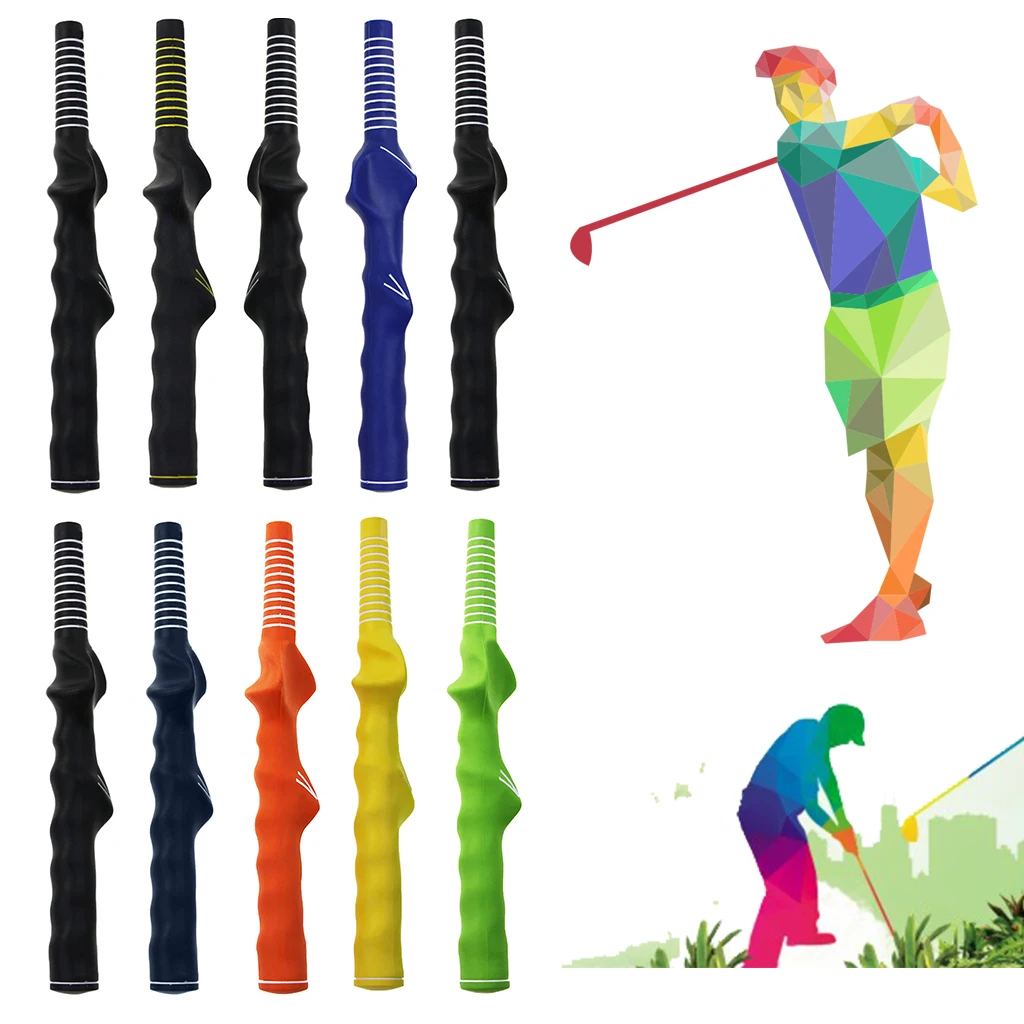 Anti Slip Golf Swing Grip Trainers Right Left Handed Golfer Grip Corrector Training Aids Practicing Tool Club Cover Accessories