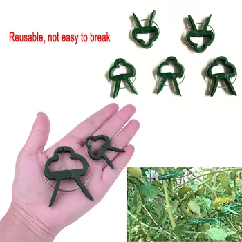 

20pcs/Lot Plant Support Stand Holder Bonsai Clips Agriculture Tools Grow Kit For Tree Flower Climbing Support Garden Accessories