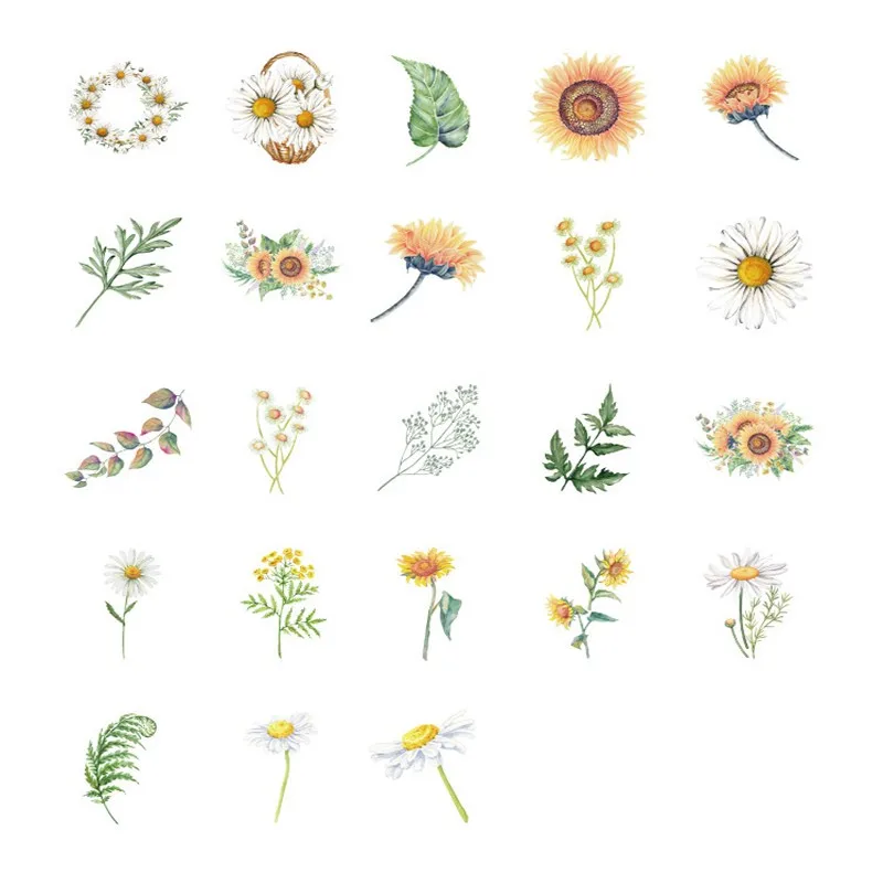Канцелярские наклейки 46 шт./лот Botany Totem упаковка милых наклеек для планировщика