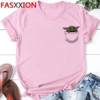 

Kawaii Baby Yoda Mandalorian T Shirt Men Cute Aesthetic Bebe Yoda T-shirt 90s Harajuku Tshirt Funny Moive Cartoon Top Tees Male