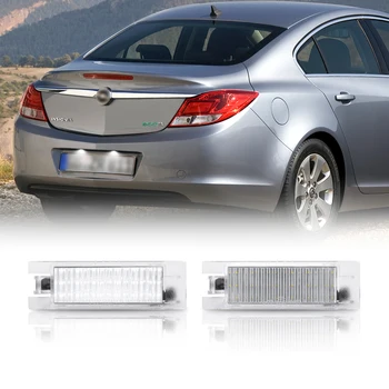

2pcs for Fiat Grande Punto Marea Multipla Seicento Error Free Led License Number Plate Lamp Light Car tail Lighting Source