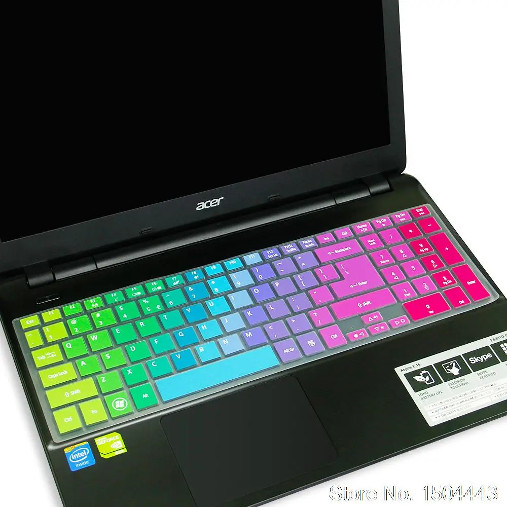 15 дюймовый ультра-тонкая клавиатура крышка Защитная крышка для acer Aspire E5-521 E5-521G E5-551 E5-551G E5-571 E5-571G V5-561 V5-561PG