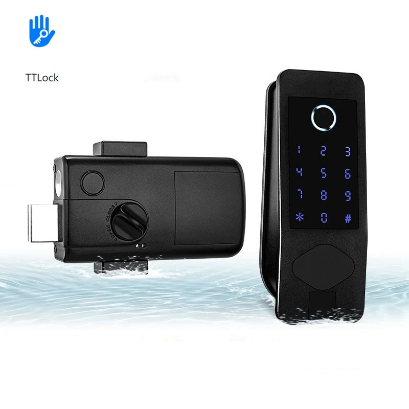 

TTLock Bluetooth Electronic Door Lock Digital Fingerprint Mortise Lock With IC Card Password APP Unlock Keyless Smart Door Lock