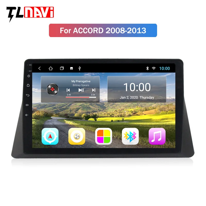 2G ram 10 1 дюймов Android 9 автомобильный gps навигатор для Honda accord 2008 2013 поддержка стерео