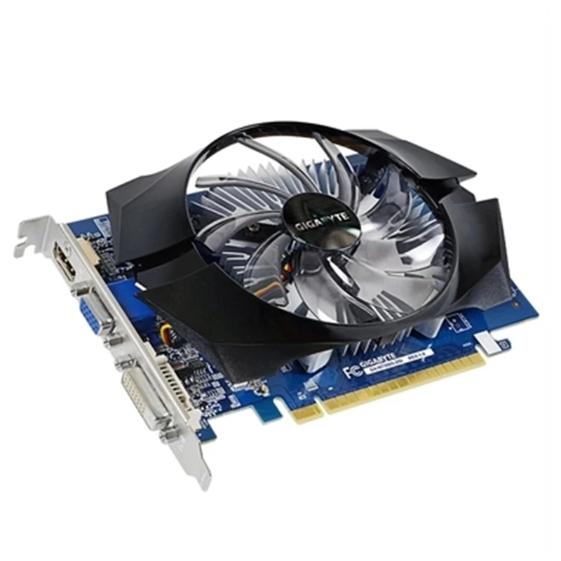 Видеокарта Gigabyte GT 730 2 Гб графическая карта NVIDIA GTX gt730 видеокарта GPU для настольного