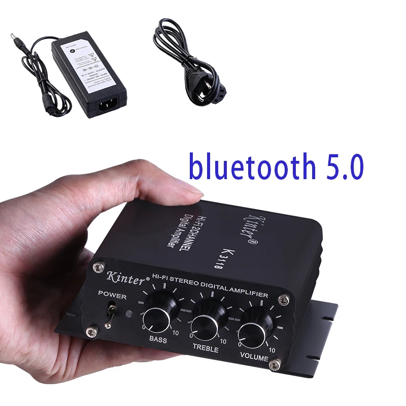 

K3118 2x30W Output Super Bass Hi-Fi Class D Stereo Power Amp Home Theater Amplifier
